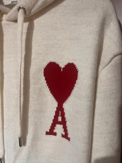 Ami Paris Premium Kazak – Modern Kesim, Minimal Tasarım, Logo Detaylı (Erkek)
