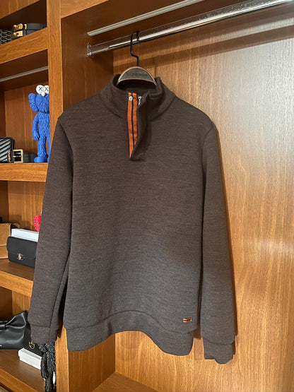 Zegna  Kazak – Modern Kesim, Minimal Tasarım, Logo Detaylı (Erkek)