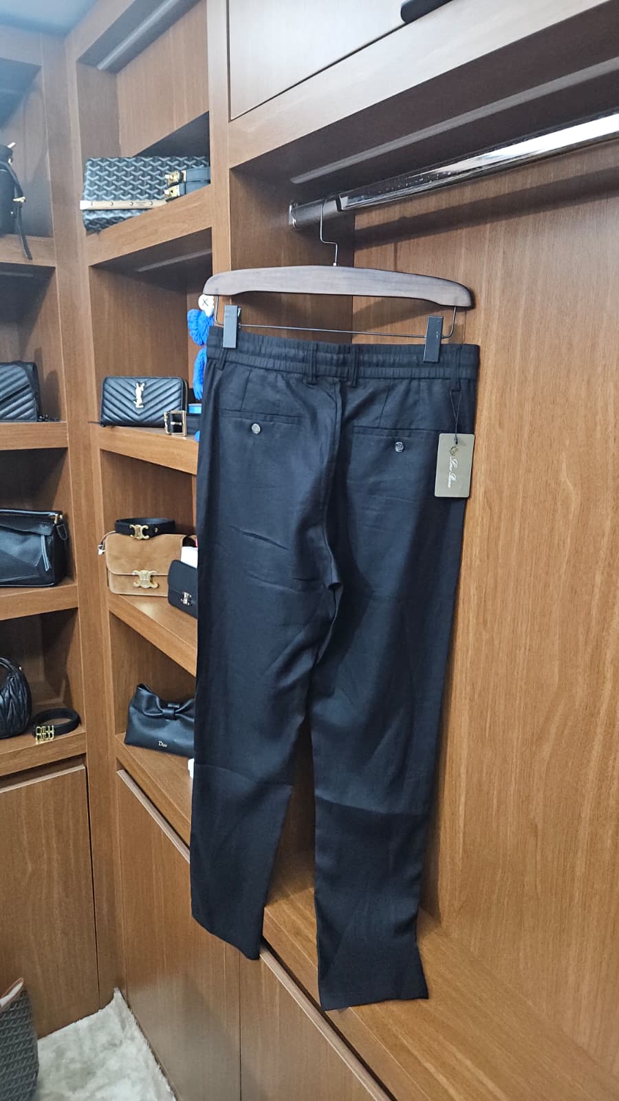 Loro Piana Pamuklu ve Kaşmir Karışımlı Lüks Pantolon - Comfort Fit