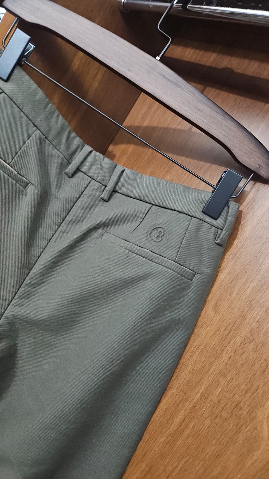 Burberry Vintage Check Astar Detaylı Kanvas Pantolon - Haki